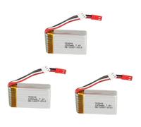 Batteries pour Drone - YUNIQUE FRANCE - MJX X600 - 3 pièces - 700mAh - 7.4V - Mixte
