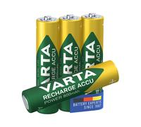 Batteries Rechargeables Varta AAA NiMH 1.2V 800mAh - Pack de 4, Format Cylindrique Ø10.5mm x 44.5mm, Poids 13g - Référence Varta 56703-101-404