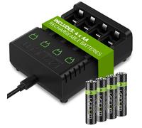 Batteries rechargeables Venom AA et station de charge - comprend 4 piles de 2...