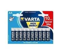 Batteries Varta High Energy AA 10-pack [10 Pièces]