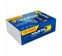 Batteries Varta longlife power cube aaa - lr03 1,5 V AAA LR03 [12 Unités] [12