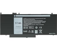 Batternix 51Wh G5M10 7200AMH Batterie d'ordinateur Portable Remplacement pour Dell Latitude E5450 E5550 E5250 15.6 inch 8V5GX R9XM9 WYJC2 1KY05 080-854-0066 0WYJC2 451-BBLN 7.4V 4-Cell Haute