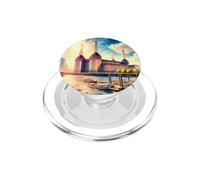 Battersea South London Tees London emblématique Power Station PopSockets PopGrip pour MagSafe
