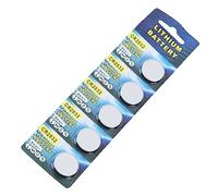 Battery 3V Lithium Small Button Cell Batteries 240mAh High Capacity 5-Piece/Set Fitting for Tuners