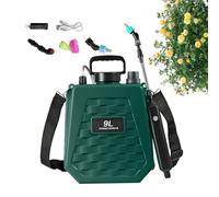 Battery Backpack Sprayer, Electric Garden Sprayer, Rechargeable Watering Equipment, Ergonomic Spray Design for Plant Care, Agriculture, Lawn, Yard, Backyard, Farm Use, Blue and Green