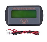 Battery Capacity Indicator | LY7S Real - Time Voltage & Percentage Display | Weatherproof ABS Monitor for Car/Truck/RV | Non - Reverse Connection Protection (12V)