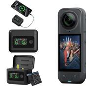 Battery Charger Set for Insta360 X5, Charging Case for Insta360 X5, Simultaneous Charging of 2 Batteries with Misro SD Card Slots, Battery Charger Intelligent (1 pcs)