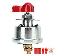 Battery Disconnect Switch 300A Weatherproof Duty Power Isolator with Aluminum Alloy Case 12V to 48V for Trailers Off Road RVs Trucks Marine Boats and Vehicles