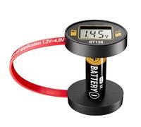 Battery Ester - Auditeur de batterie pour AA C D 9V & More | Digital Battery Monitor Capacity Testeur de tension Coutellerie | Analyseur de batteries magnétiques pour le bureau de l'atelier