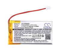 Battery for Plantronics 65358-01 Li-Poly 3.7V 300mAh - 65358-01, 64399-01, 64327-01, PLN-6439901, ED-PLN-6439901, 6535801, CPP-512Q
