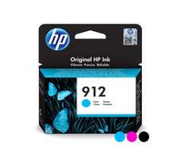 battery_king HP Ink Cartridge 912 Black ES, W126091199 Negro