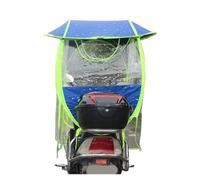 Battery motorcycle sunshade electric car canopy small wind and sun shield in summer(Blue)