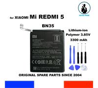Xiaomi Batterie OEM BN35 pour Mi Redmi 5 Dual SIM 5,7" 3300mAh + kit d'outils