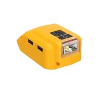 Battery Power Converters Power Source Adapter Battery Inverter Converters with 2 USB Outlet and 1 DC Port for Outdoor Camping