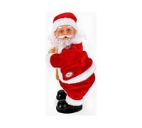 Battery-Powered Electric Dancing Santa Claus Toy with Music & Swing Motion for Festive Fun.