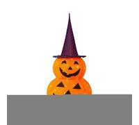 Battery Pumpkin Night Lampe - Décoration LED d'halloween, Affichage éclairé sur Le thème de l'automne | Indoor Holiday Glow Accent Figure, 8 Mode d'éclairage Lanterne du Chapeau Haut