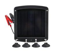 Battery Tender 021-1172 Chargeur de Batterie Solaire 12 V 5 W avec Pare-Brise et Supports de Guidon, cosse annulaire, Prise OBD II