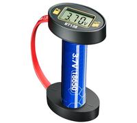 Battery Tester Meter, Magnetic Battery Analyzer Monitor, Portable Household Voltage and Capacity Detector for AA, C, D, 9V Batteries, Sturdy Batteries Monitoring Tool for Home, Office, and Workshop