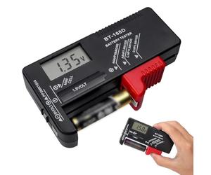 Battery Tester, Testeur de Piles Universel, BT-168D testeur de Batterie, Testeur AA AAA C 9 V, Testeur de Pile Numérique, Test Pile, Testeur de Piles Bouton, Testeur Piles