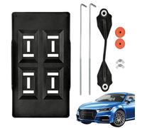 Battery Tray Holder - 29cm Adjustable Holder Base, ABS Rubber Mounting Bracket, Secure Mount Clamp Trailer RV | Boat Marine Movement Prevention Automotive Stabilizer Versatile Installation