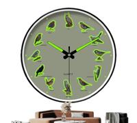 Battery Wall Clock - Animal Art Design, Round Modern Decorative Clock With Clear Easy To Read Numbers And Quiet Movement Mechanism | Battery Operated Wall Clocks Suitable For Living Room, Office