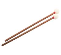 XDrum Mailloches Timbales TB35 — Paire, manche bambou, tête feutre 35 mm, 38,5 cm