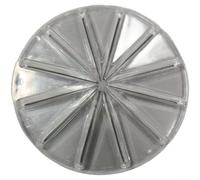 Batteur à 6 fils en ABS TPR de forme ronde rouge (rond transparent) | Empêche les salissures, garde l'espace de travail bien rangé, fil 6 brins, finition rouge, construction