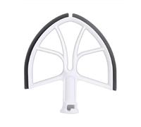 Batteur à bord en silicone avec palette et bol relevable for robot pâtissier KitchenAid 6 pintes (5,75 L) - Accessoire de rechange compatible le