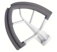 Batteur à bord flexible, compatible avec KitchenAid, batteur sur socle à tête inclinable, palette plate de 4,5 à 5 litres avec bords flexibles en silicone, grattoir de bol pratique