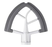 Batteur À Bords Flexibles De 4,5 À 5 Litres, Compatible Avec KitchenAid, Batteur Sur Socle À Tête Inclinable Avec Bords Flexibles En Silicone, Grattoir for Bol 1 Pièce