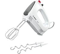 Batteur à main BOSCH CleverMixx MFQ22100 - 375W - 4 vitesses + pulse - Blanc/Argent