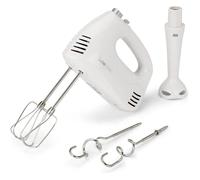 Batteur à main - CLATRONIC - Mixeur manuel HM 3524 - 300W - Fonction turbo - 5 vitesses - Blanc