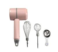 Batteur à main, mélangeur électrique portable sans fil, rechargeable par USB à 3 vitesses, avec deux fouets et séparateur d'œufs pour fouetter ou mélanger les œufs, le beurre, la crème, la cuisine et