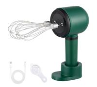 Batteur a Main Sans Fil,Batteurs en Acier Inoxydable,Fouet Électrique Portatif avec 3 Modes de Vitesse,Charge USB pour Cappuccino,Café,Poudre de Protéines,Latte