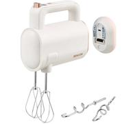 SENCOR SHM 9130WH Mixeur à Main Sans Fil, 8 Vitesses, Batterie Li-ion 2000 mAh, Écran Numérique, Blanc