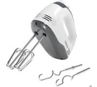 Tristar Batteur, 5 Vitesses Réglables, 200W, Design Ergonomique, Fouets et Crochets Inox, Pièces Compatibles Lave-Vaisselle, Sans BPA, Compact et Pratique, Avec Bouton Éjecteur, MX-4203