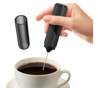 Batteur à Mousse,Mélangeur Café Avec Couvercle | Multifonction Portable Électrique pour Chocolat Chaud, Matcha et Shakes Protéinés Maison Cuisine Café