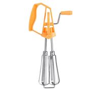 Batteur à Oeufs, Batteur à Beurre Mélangeur à Manivelle Batteur à Oeufs à Manivelle Mélangeur à Manivelle Batteur à Oeufs Manuel En Acier Inoxydable(Orange)