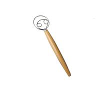 Batteur à Oeufs Danois, Danish Dough Whisk Fouet, Fouet pour Pâtes Aérées, pour Pain, Pâte, Gâteaux, Pâtisseries