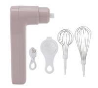 Batteur à oeufs électrique, fouet à oeufs 800 mah mélangeur à main fil rechargeable mélangeur à main efficace pour faire du pain de cuisson aux oeufs (Violet)