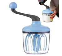 Batteur à œufs à manivelle - Batteur à œufs manuel 10,63 x 5,12 x 3,94 pouces | Shaker à main pour petits pour la maison | Fouets pour la cuisson du mixeur manuel | Agitateur mélangeur à main multifo