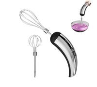 Batteur à œufs - Batteur électrique sans fil de 7,09 pouces, appareil de cuisson à main portable, mixeur de cuisine en acier inoxydable avec système de vitesse réglable | usage domestique pour