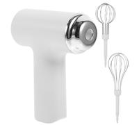 Batteur à Œufs Blanc sans Fil 1300ma Électrique Rechargeable