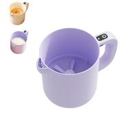 Batteur à œufs électrique, Batteur à œufs Multifonctionnel Deux en Un, Mélangeur De Grande Capacité De 1 L, Conception De Filtre Intégré (Purple)