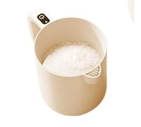 Batteur à œufs électrique, fouet portatif sans fil, 18 x 12 x 14 cm, passoire automatique, bol mélangeur de 1 L, idéal pour la cuisson, le lavage du riz, le fouet de lait et le mélange liquide