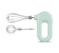 Batteur à œufs électrique - Gadget de cuisine - Fonctionnement à piles - Accessoires ménagers - 4 vitesses - Bleu