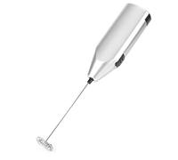 Batteur à œufs électrique, Mousseur lait portable en acier inoxydable avec prise confortable Mousseur à café cappuccino for usage domestique rapide et professionnel