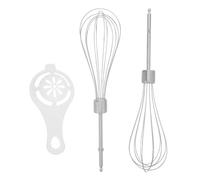 Batteur À Œufs En Acier Inoxydable À 12 Fils, Accessoire De Fouet De Cuisine For Mélangeurs À Main, Pièces De Rechange 3 Pièces