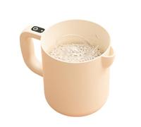 Batteur à œufs | Fouet et passoire 2 en 1 sans fil, bol de lavage de riz de 1 L, agitateur automatique pour la cuisson du lait liquide, le riz, le battement, le fouet