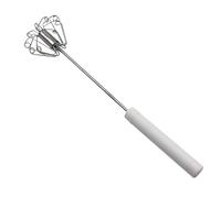 Batteur à œufs - Fouet semi-automatique en acier inoxydable, tiges anti-corrosives pour mélanger les boissons, fouetter, pétrir, pâtisserie, ustensiles de cuisine
